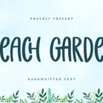 Beach Garden Font - Featured Image