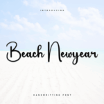 Beach Newyear Font - Featured Image