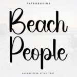 Beach People Font - Featured Image