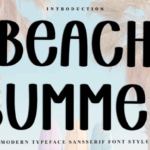 Beach Summer Font - Featured Image