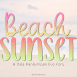 Beach Summer Font - Featured Image