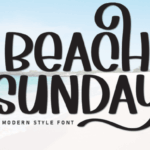 Beach Sunday Font - Featured Image