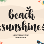 Beach Sunshine Font - Featured Image
