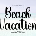 Beach Vacation Font - Featured Image