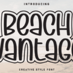 Beach Vantage Font - Featured Image