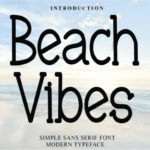 Beach Vibes Font - Featured Image