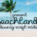 Beachlands Font - Featured Image