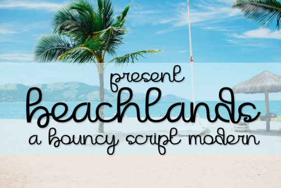 Beachlands Font - Featured Image