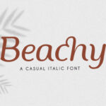 Beachy Font - Featured Image