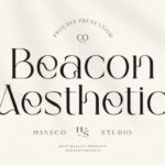 Beacon Aesthetic Font - Featured Image