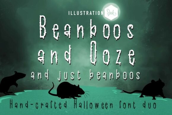 Beanboos and Ooze Duo Font - Featured Image
