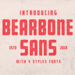 Bearbone Sans Font - Featured Image