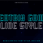 Beatrix Game Line Font - Featured Image