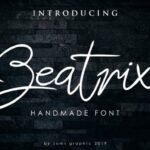 Beatrix Script Font - Featured Image