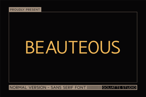 Beauteous Font - Featured Image