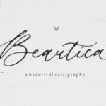 Beautica Beautiful Calligraphy Font - Featured Image