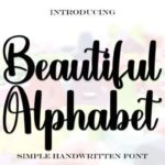 Beautiful Alphabet Font - Featured Image