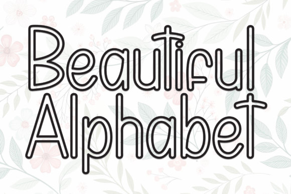 Beautiful Alphabet Font - Featured Image