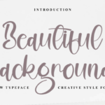 Beautiful Background Font - Featured Image