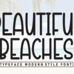 Beautiful Beaches Font - Featured Image