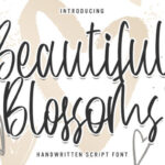 Beautiful Blossoms Font - Featured Image