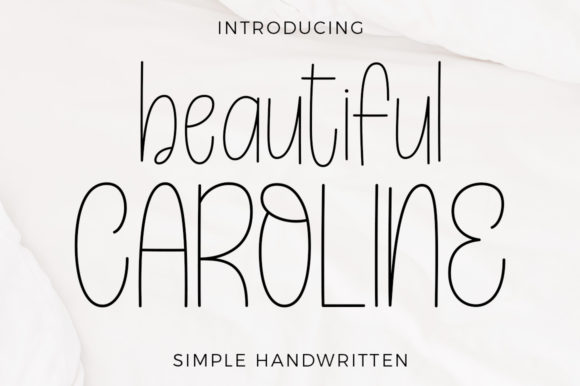 Beautiful Caroline Font - Featured Image