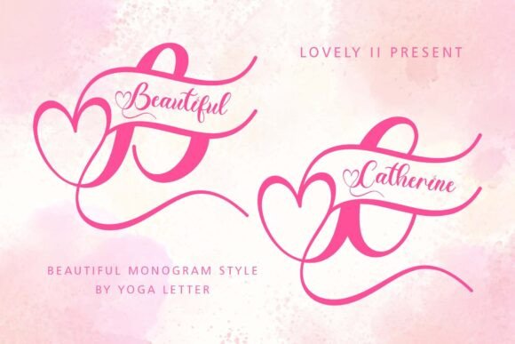 Beautiful Catherine Monogram Font - Featured Image