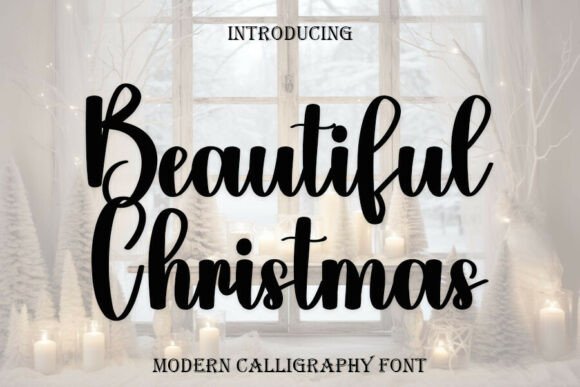 Beautiful Christmas Font - Featured Image