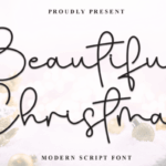 Beautiful Christmas Font - Featured Image