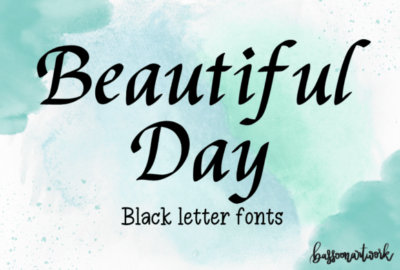 Beautiful Day Font - Featured Image