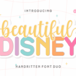 Beautiful Disney Duo Font - Featured Image