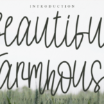 Beautiful Farmhouse Font - Featured Image