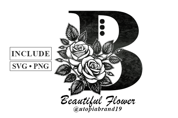 Beautiful Flower Monogram Font - Featured Image