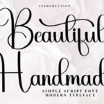 Beautiful Handmade Font - Featured Image