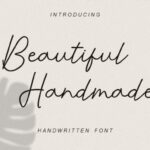 Beautiful Handmade Font - Featured Image