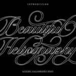 Beautiful Heliography Font - Featured Image