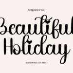 Beautiful Holiday Font - Featured Image