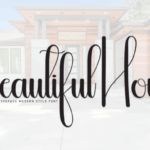 Beautiful House Font - Featured Image