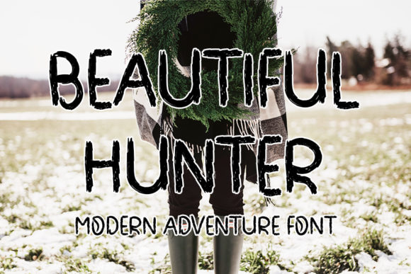 Beautiful Hunter Font - Featured Image
