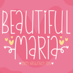 Beautiful Maria Font - Featured Image