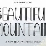 Beautiful Mountain Font - Featured Image