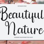 Beautiful Nature Font - Featured Image