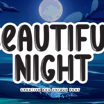Beautiful Night Font - Featured Image
