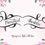 Beautiful Shakila Monogram Font - Featured Image