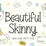 Beautiful Skinny Font - Featured Image
