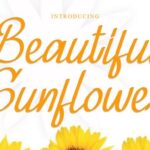 Beautiful Sunflower Font - Featured Image