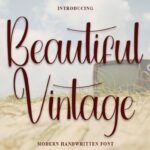 Beautiful Vintage Font - Featured Image