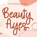 Beauty Ayes Font - Featured Image