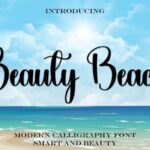 Beauty Beach Font - Featured Image