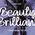 Beauty Brilliant Font - Featured Image